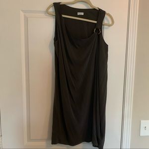 Silk Brunello Cucinelli used gray dress